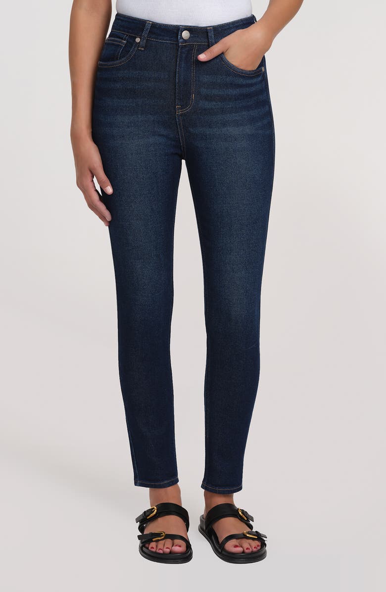 Sanctuary Denim Luna Skinny Jeans, Main, color, Dark Wash