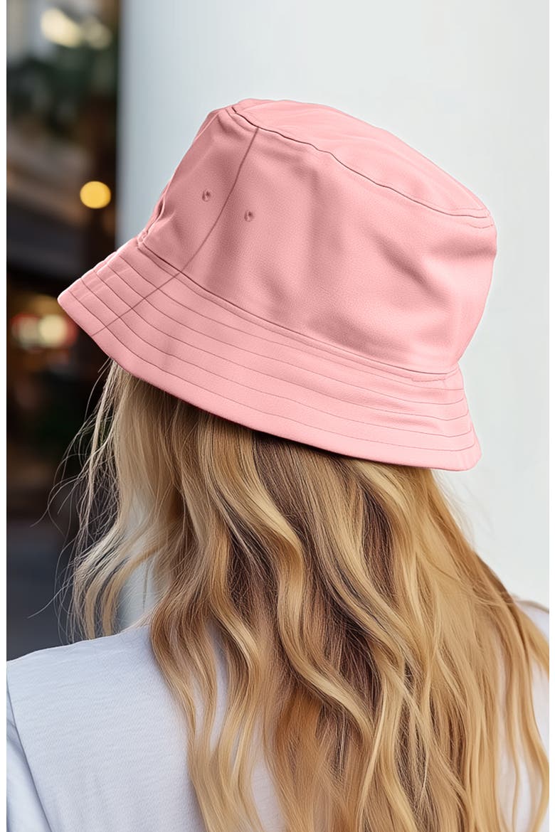 Lil Smile Bucket Hat, Alternate, color, Peach Melba