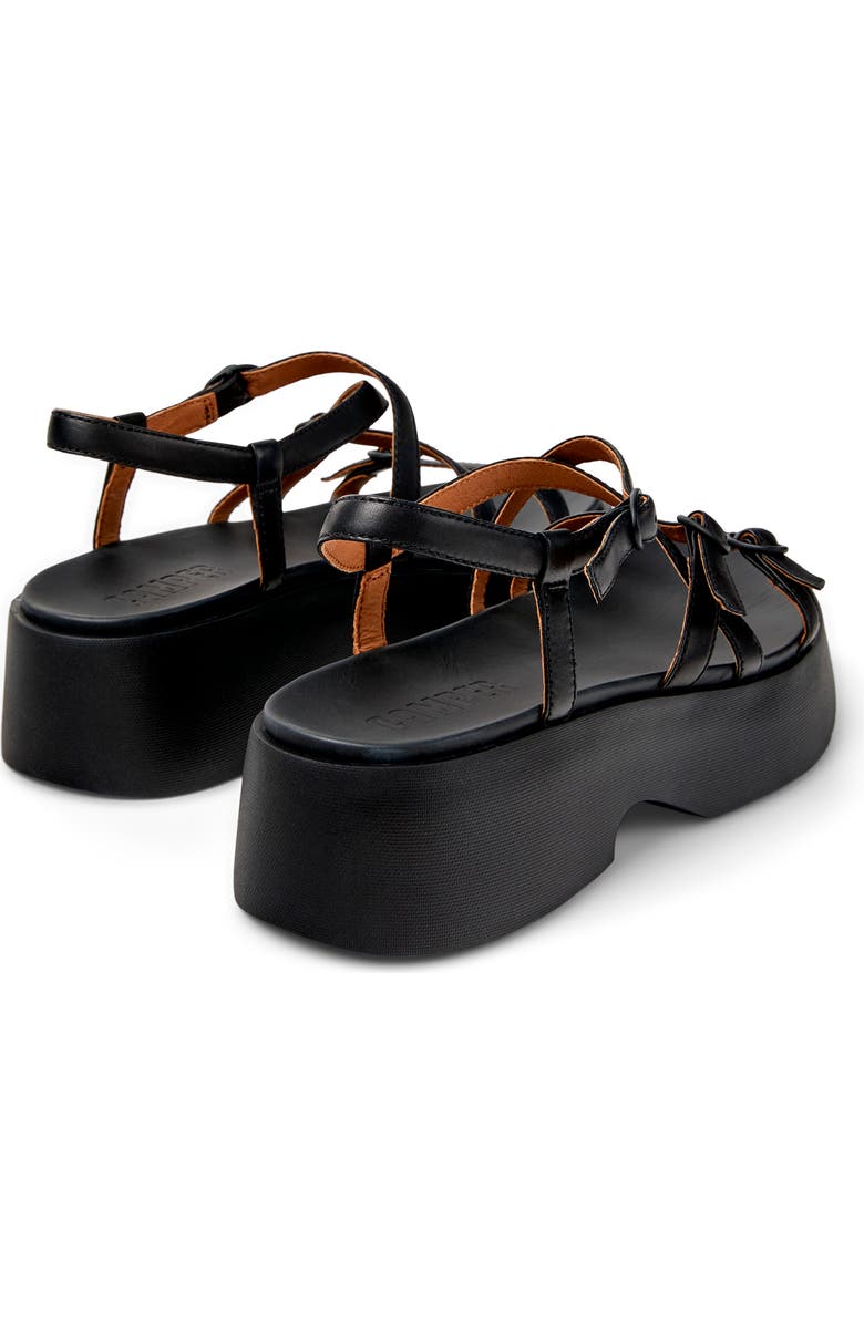 Camper Tasha Ankle Strap Platform Sandal, Alternate, color,