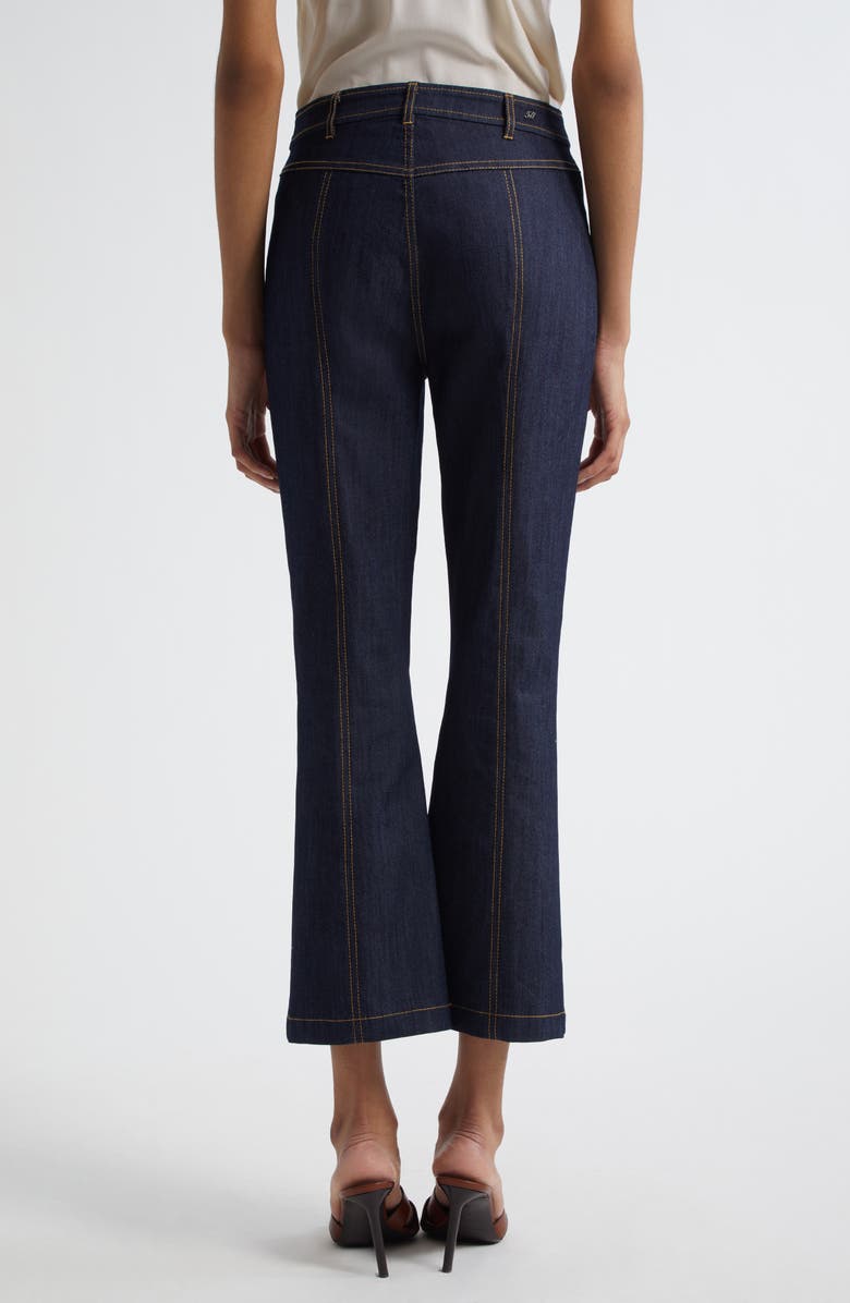 Cinq à Sept Marsha Patch Pocket Kick Flare Jeans, Alternate, color, 