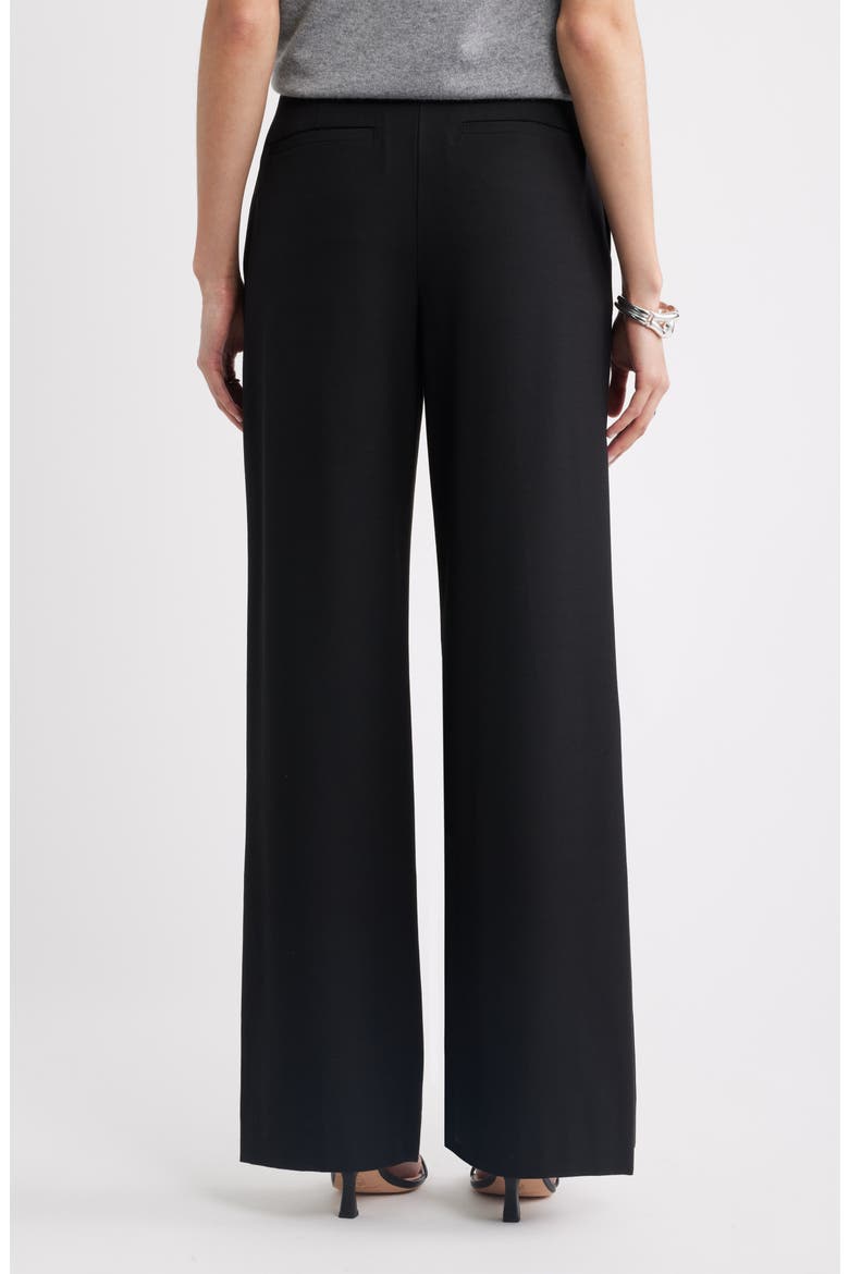 Drawstring Wide Leg Pants, Alternate, color, BLACK