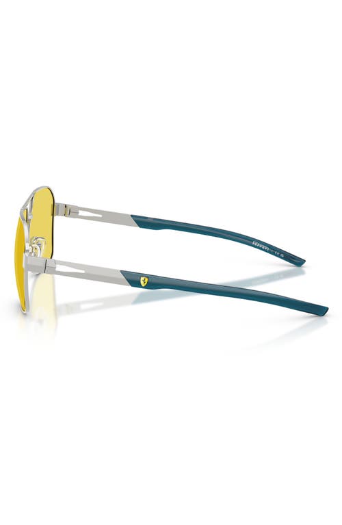 Scuderia Ferrari 57mm Square Sunglasses In Yellow