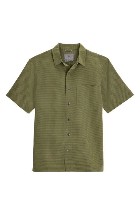 Desert Pucker Button-Up Shirt