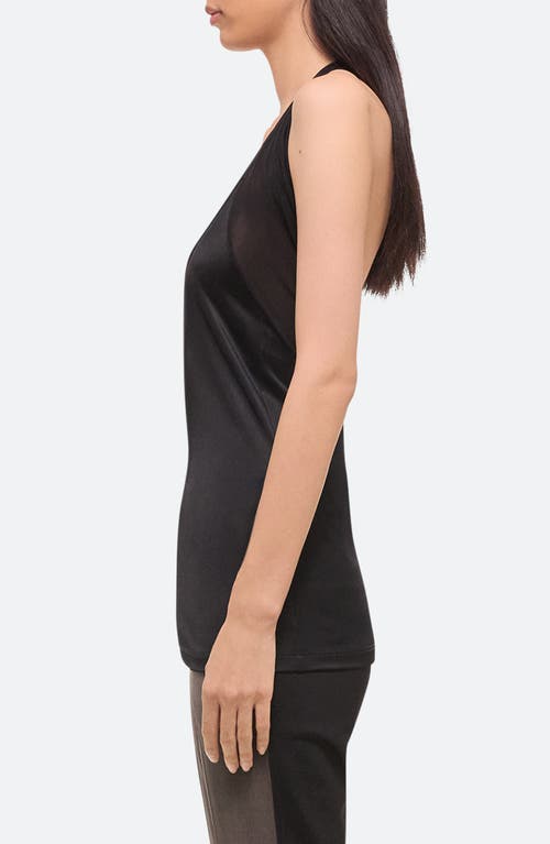 Helmut Lang Liquid Jersey Halter Top In Black