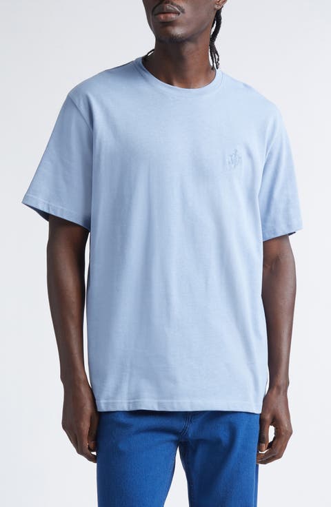 Anchor Logo Embroidered Cotton T-Shirt