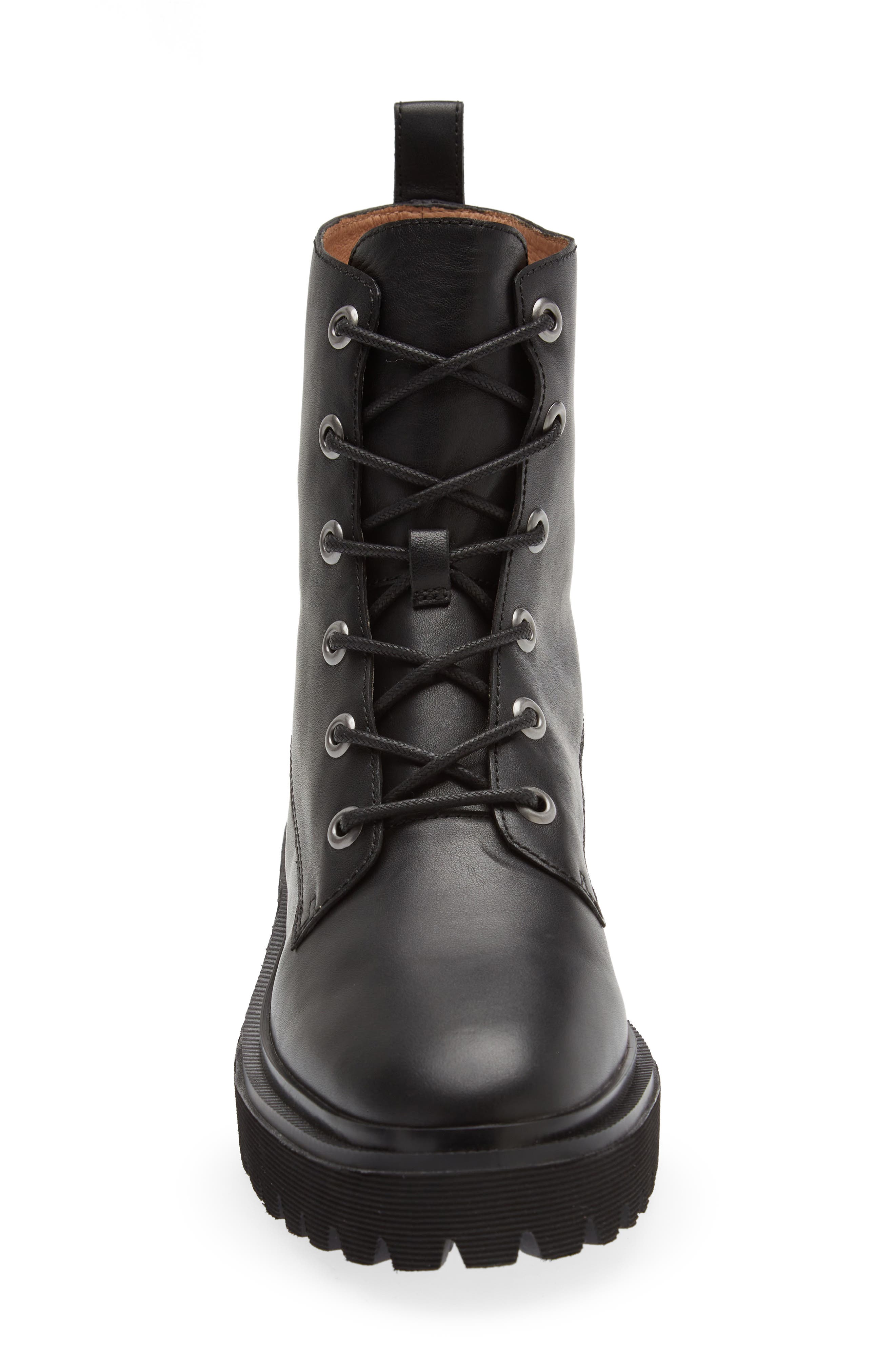 Madewell The Rayna Lace-Up Boot, Alternate, color, 