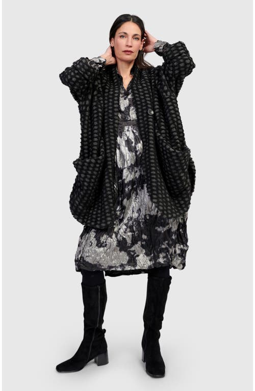Alembika Thorne Cozy Cowl Jacket In Black