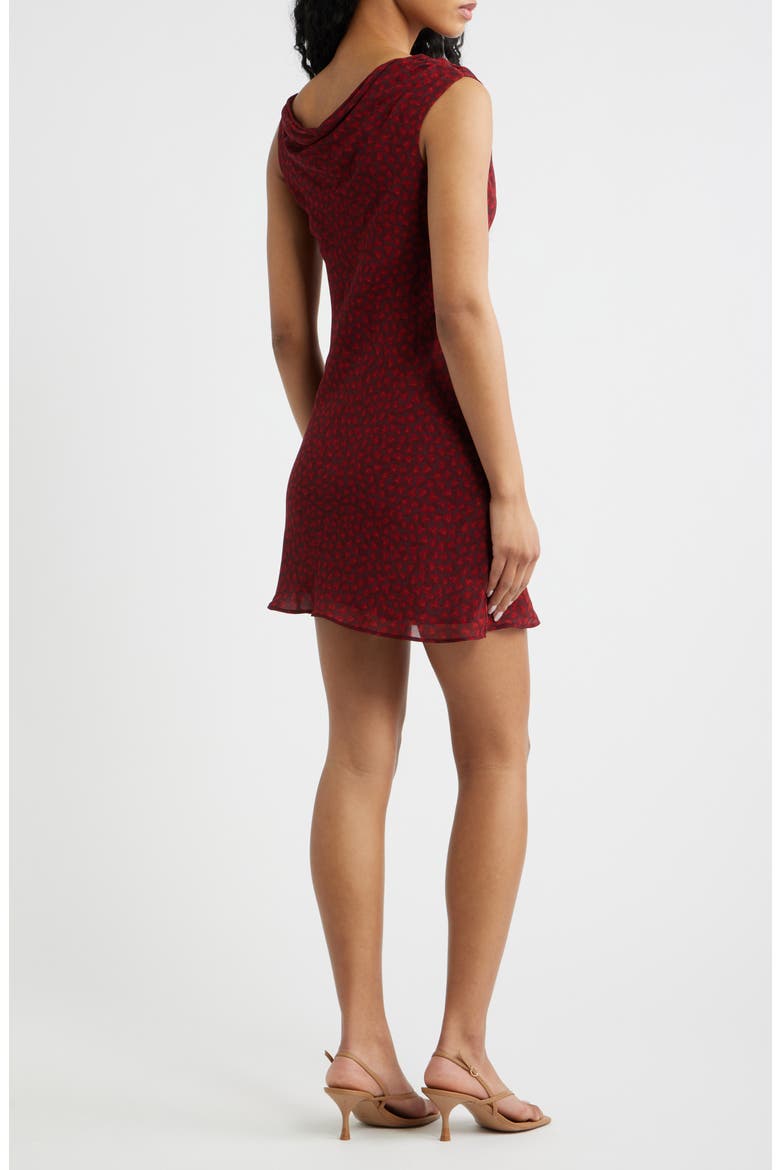 Kristine Floral Sleeveless Georgette Minidress, Alternate, color, NICOLE