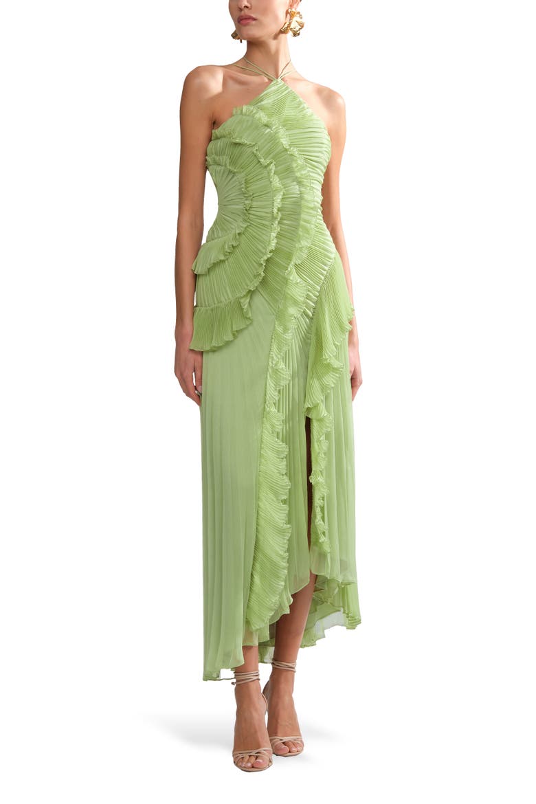 Lorelie halter gown, Alternate, color, Stem