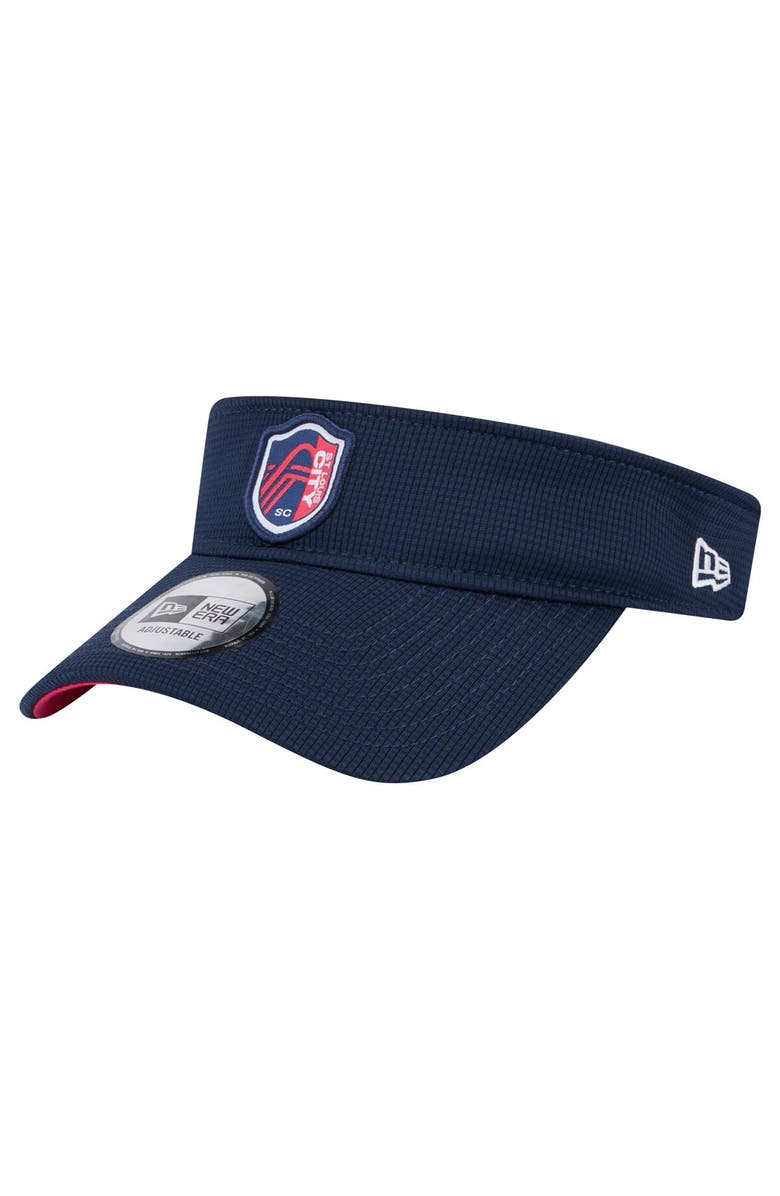 New Era Men's New Era Pink St. Louis City SC Game Day Adjustable Visor, Main, color,