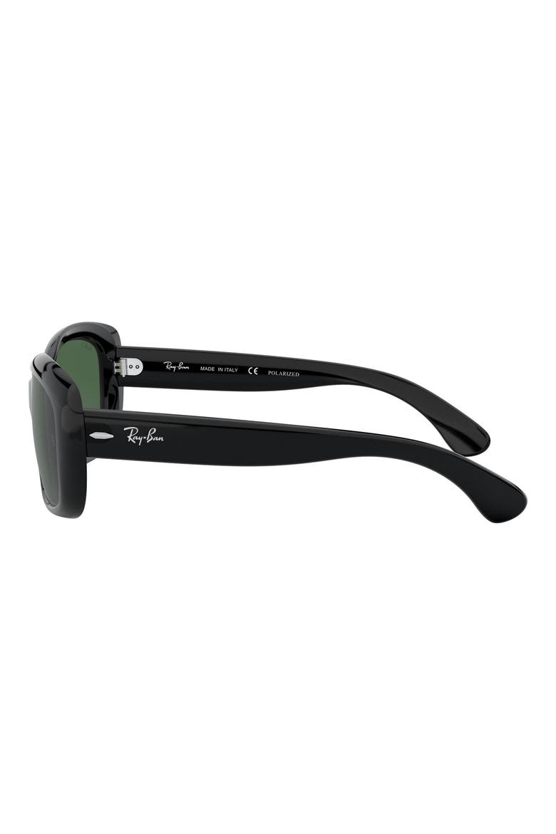 Jackie Polarized 58mm Sunglasses, Alternate, color, BLACK/ GREY POLARIZED