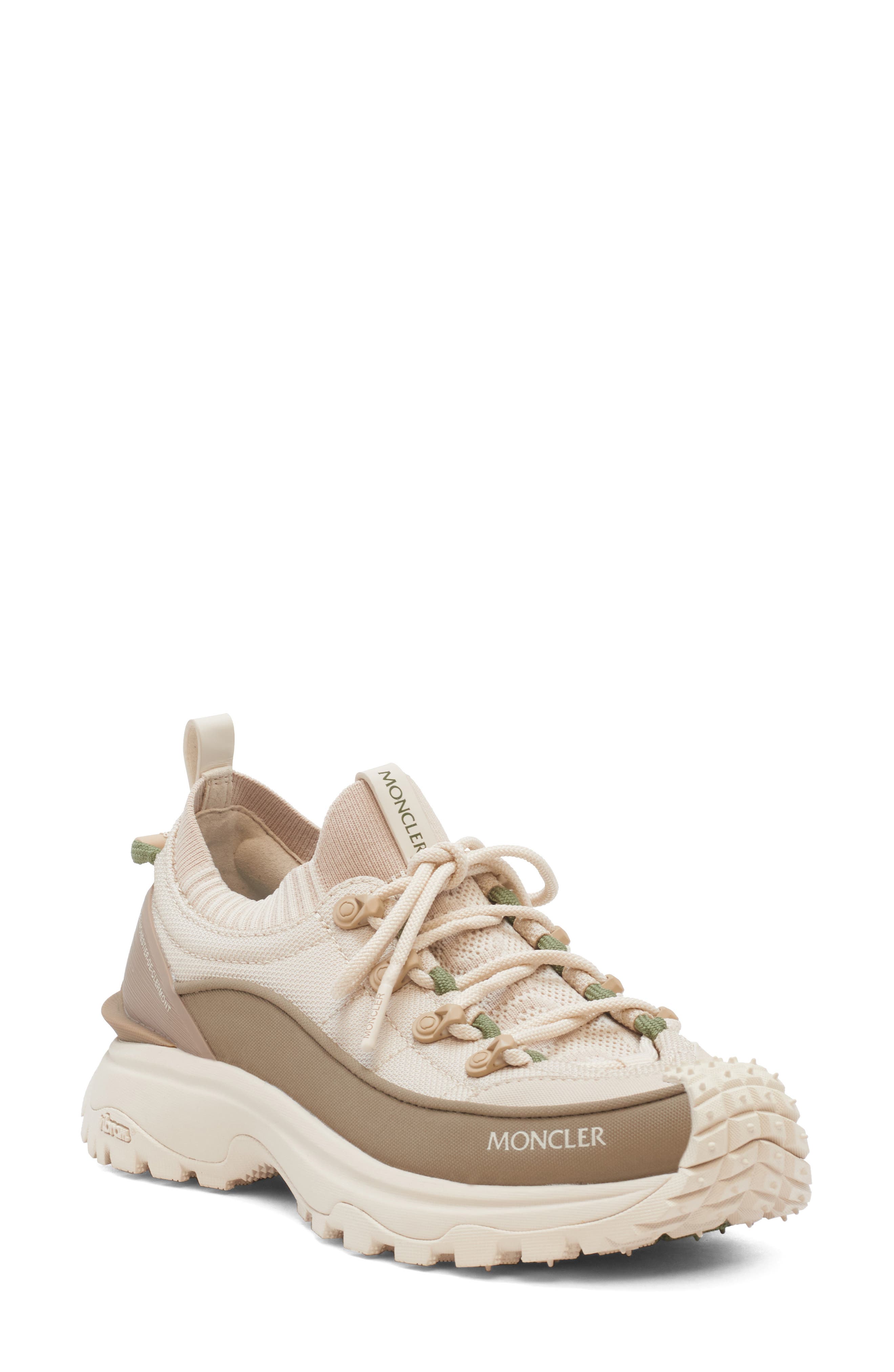 Moncler Trail Grip Lite 3 Low Top Sneaker, Main, color, Tan