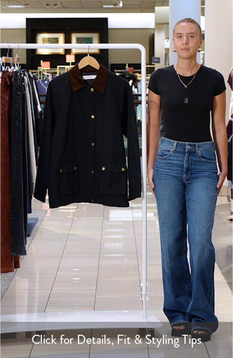 Rylan Corduroy Collar Jacket, sales video thumbnail