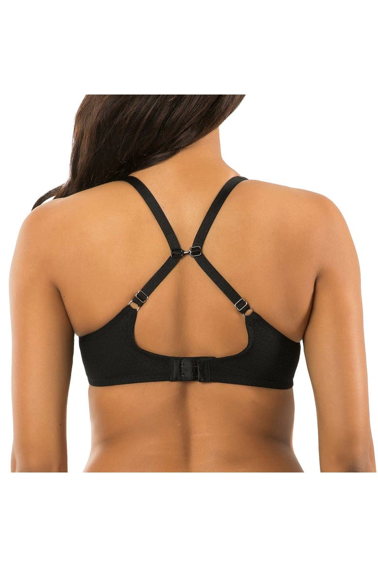 Luxlacy Full Coverage Unlined Wire Bra, Alternate, color, Black