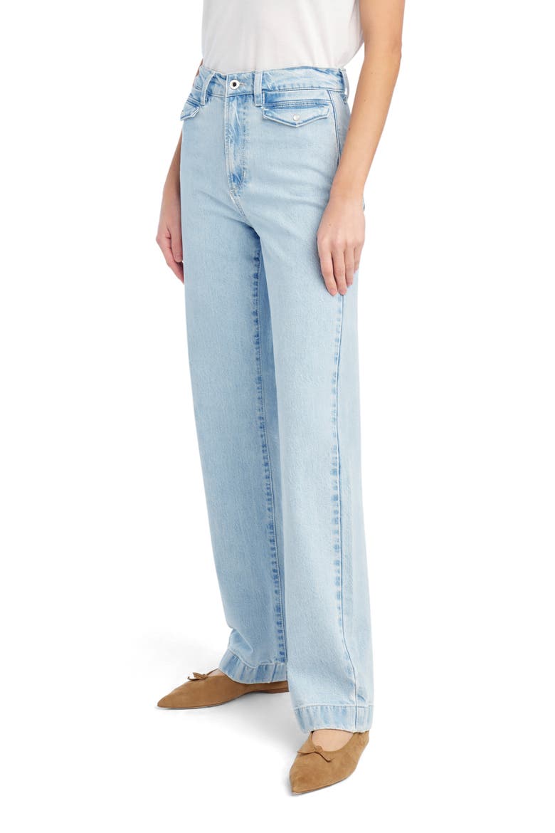 The Kelly High Waist Straight Leg Trouser Jeans, Alternate, color, WESTWOOD