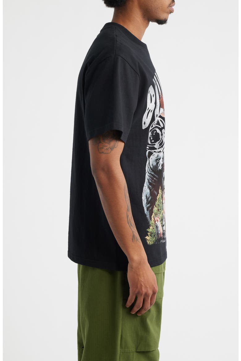 Smokey Short Sleeve Logo Graphic T-Shirt, Alternate, color, BLACK