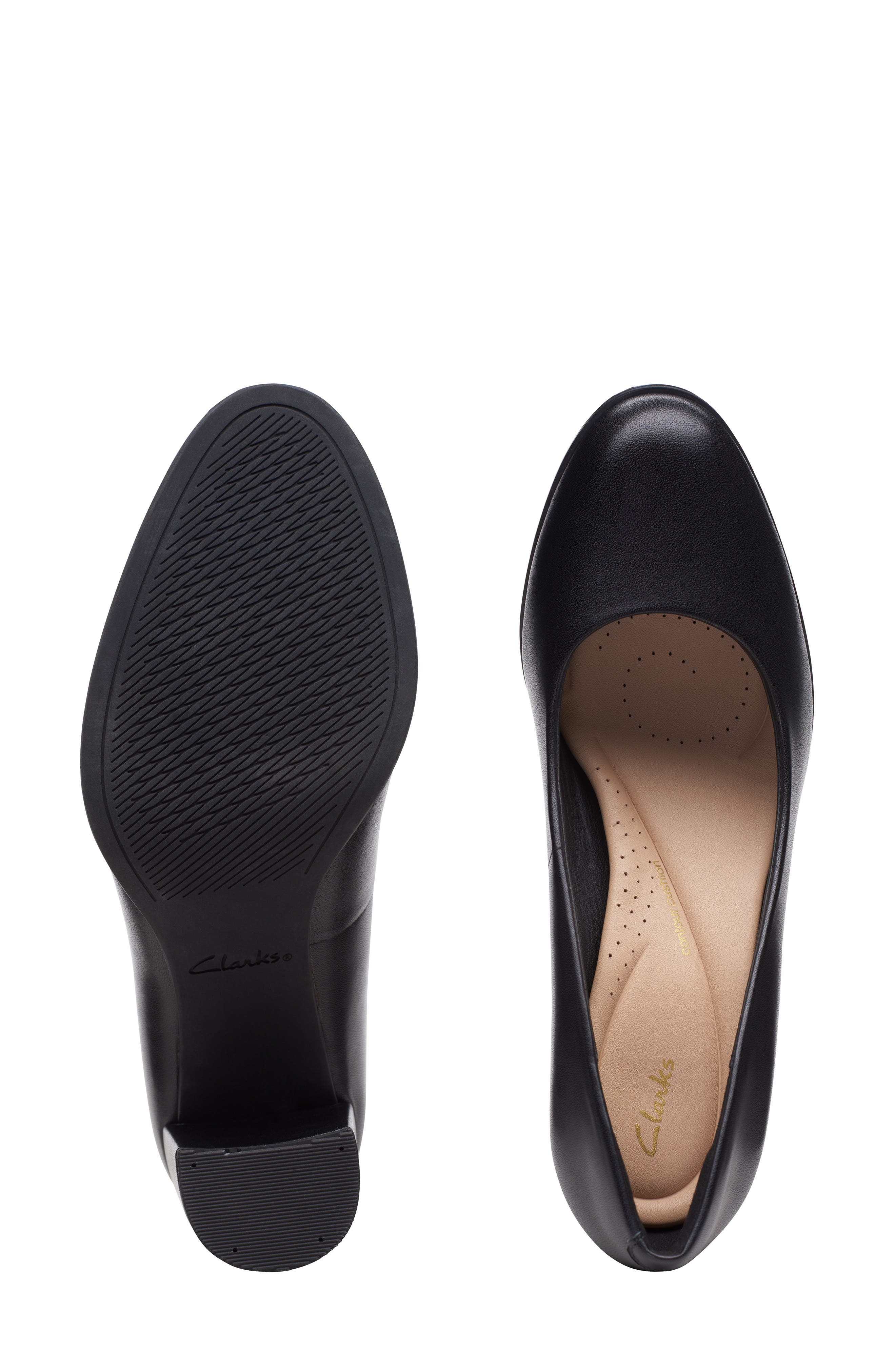 Freva85 Court Pump, Alternate, color, BLACK LEATHER