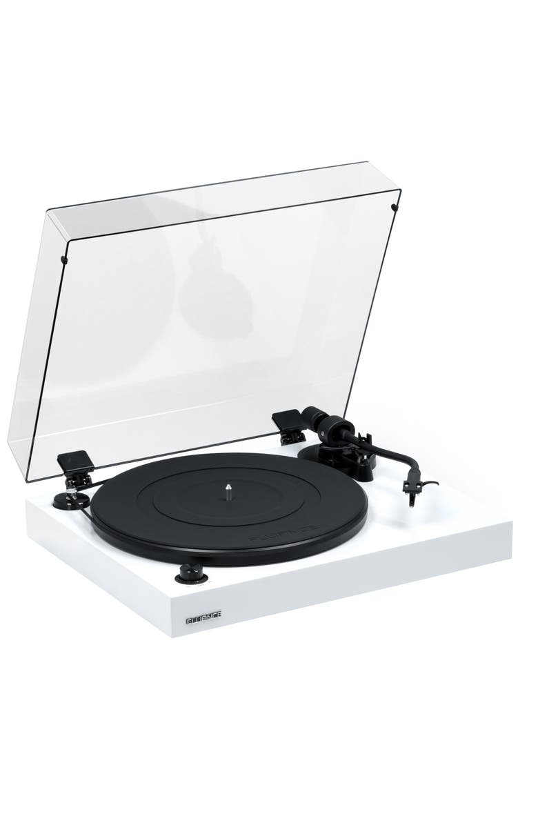 Fluance Reference High Fidelity Vinyl Turntable Record Player Ortofon Cartridge, Main, color, Piano White