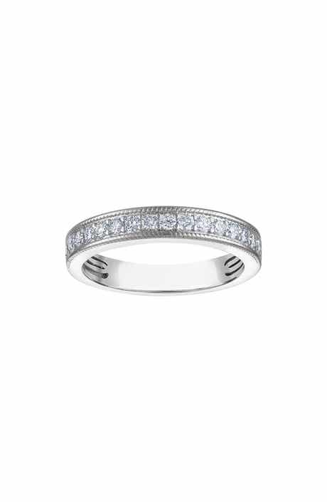 FZN Sterling Silver Lab Grown Diamond Ring