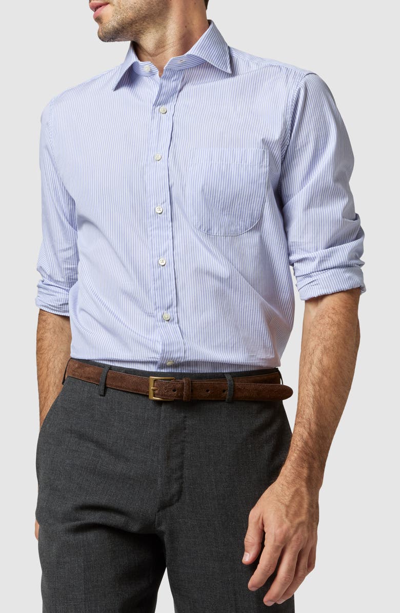 Sid Mashburn Regular Fit End-on-End Dress Dress, Main, color, 