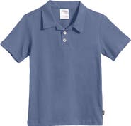 City Threads USA-Made Baby Boys Soft 100% Cotton Jersey 2-Button Short Sleeve Polo Shirt