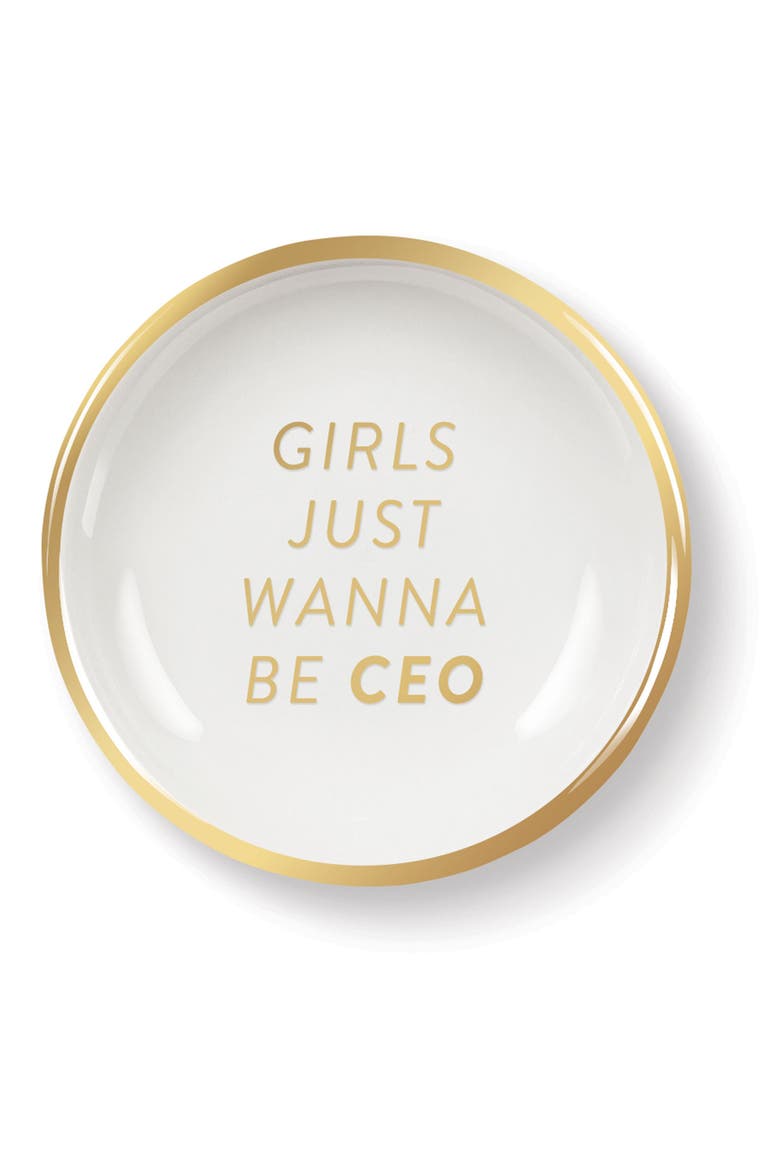 CEO Trinket Tray, Main, color, WHITE