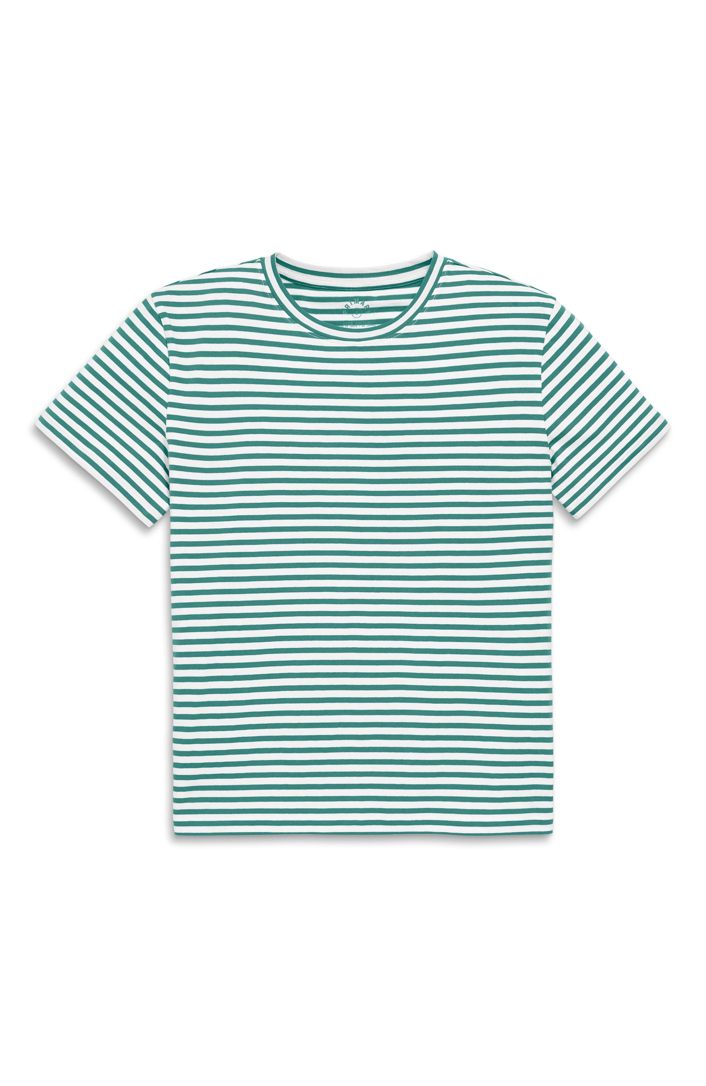 Adult Easy Crewneck Stripe Tee