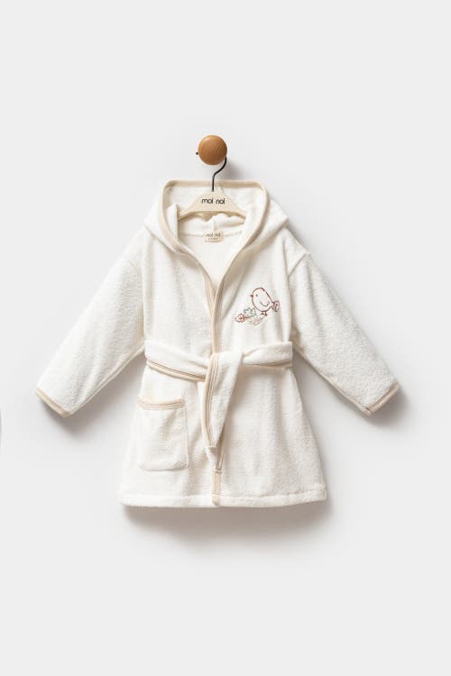 Moi Noi Autumn Bird Robe In Neutral