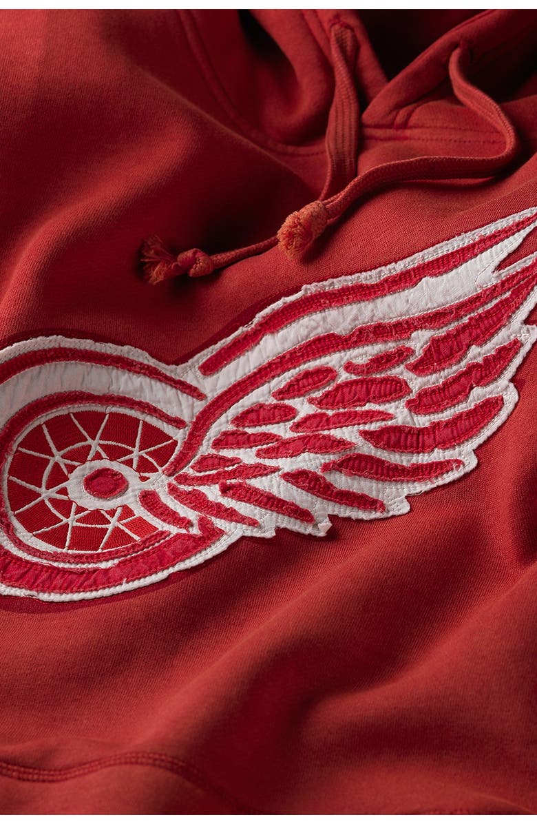 American Needle NHL Goliath Redwings Hooded Pullover, Alternate, color,