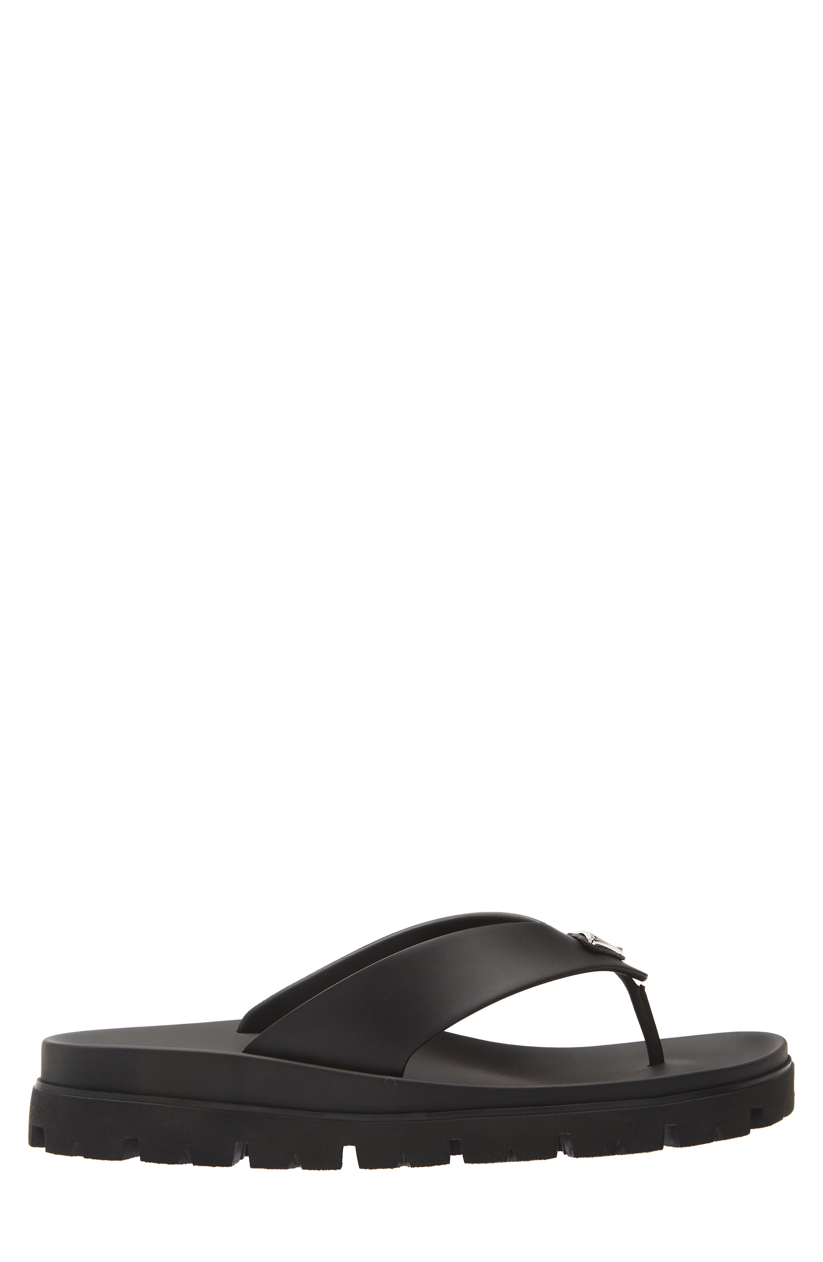 Lug Sole Flip Flop, Alternate, color, NERO