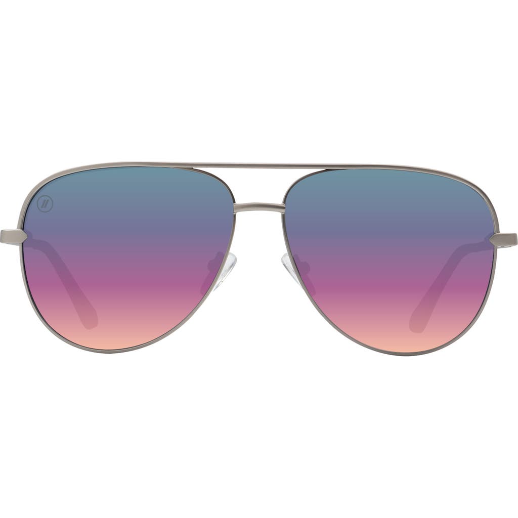Blenders Eyewear 60.5mm Shadow Polarized Aviator Sunglasses In Multi