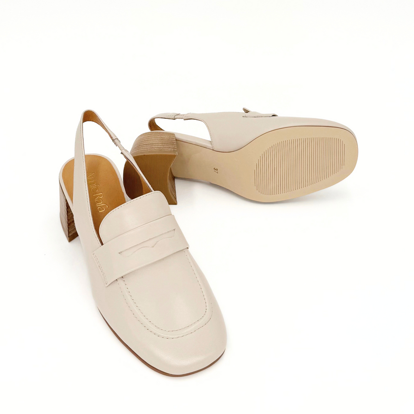 Glasgow Leather Mules, Alternate, color, Nude