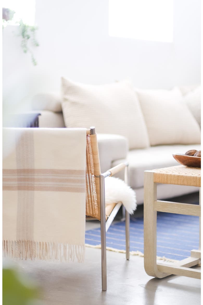 Geneva Throw Blanket, Alternate, color, IVORY/ TAUPE