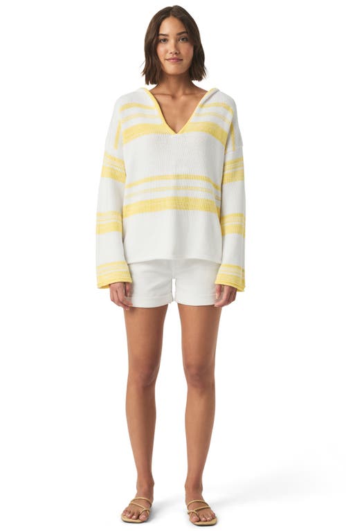 Splendid Blondie Stripe Hoodie Sweater