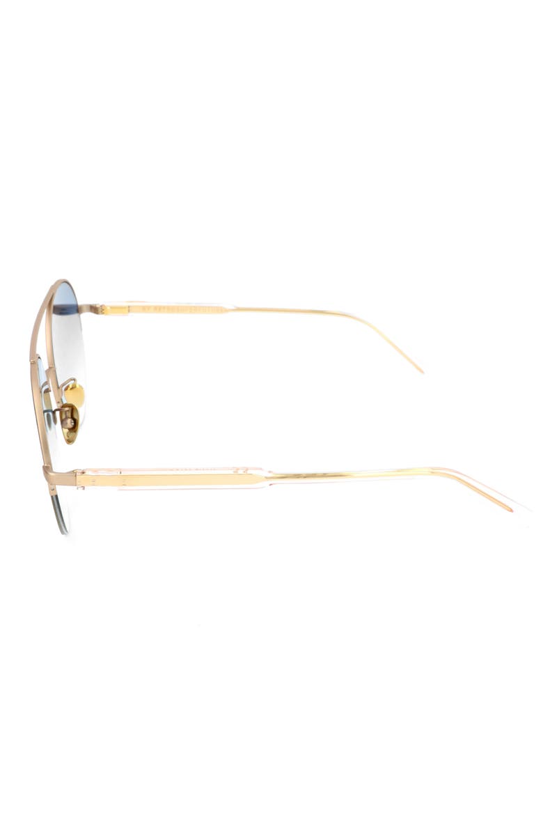 56mm Aviator Sunglasses, Alternate, color, COPPER