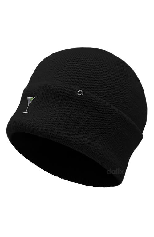 Dalix Martini Beanie Cap In Black