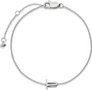 Monica Vinader Initial Pendant Bracelet