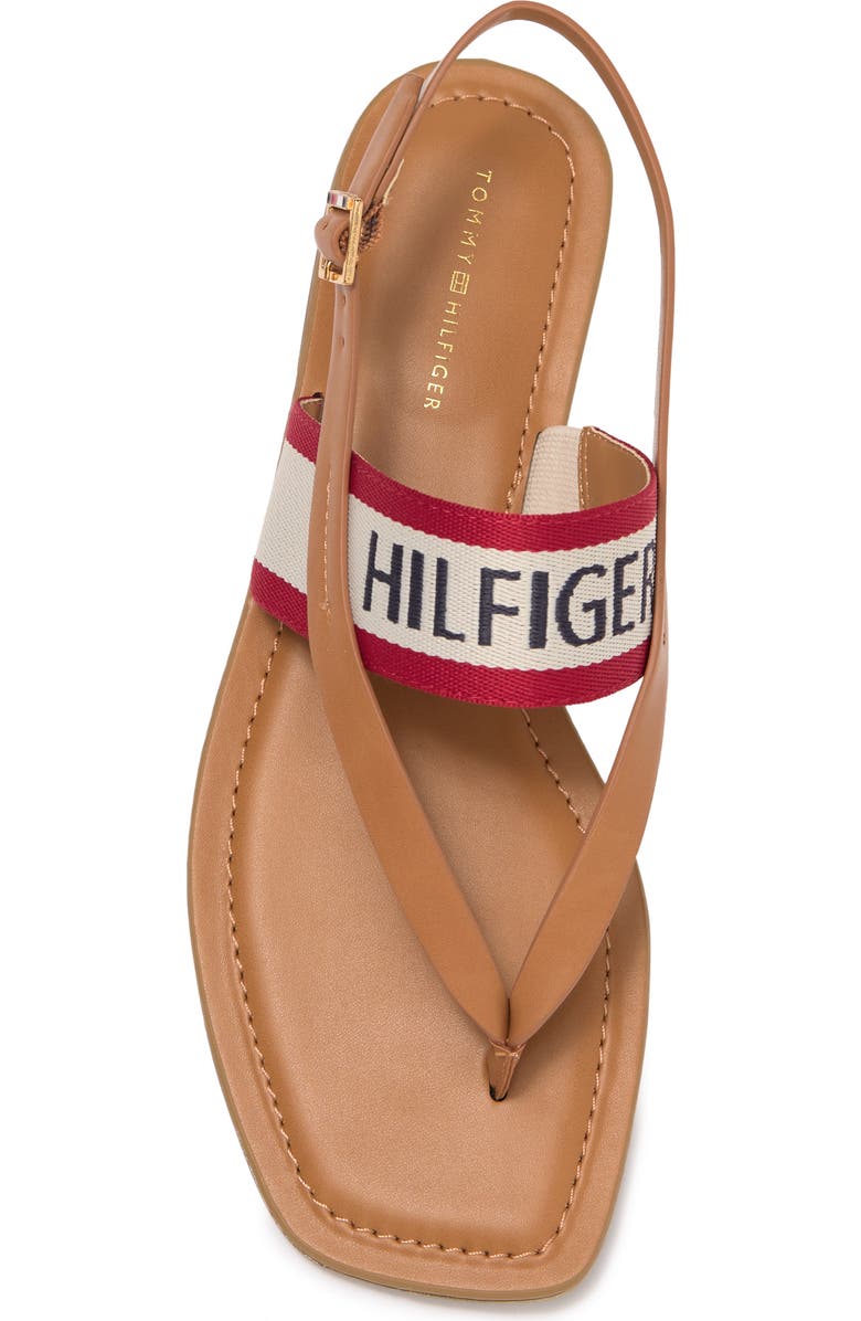 Tommy Hilfiger Jujube Logo Strap Thong Sandal, Alternate, color,