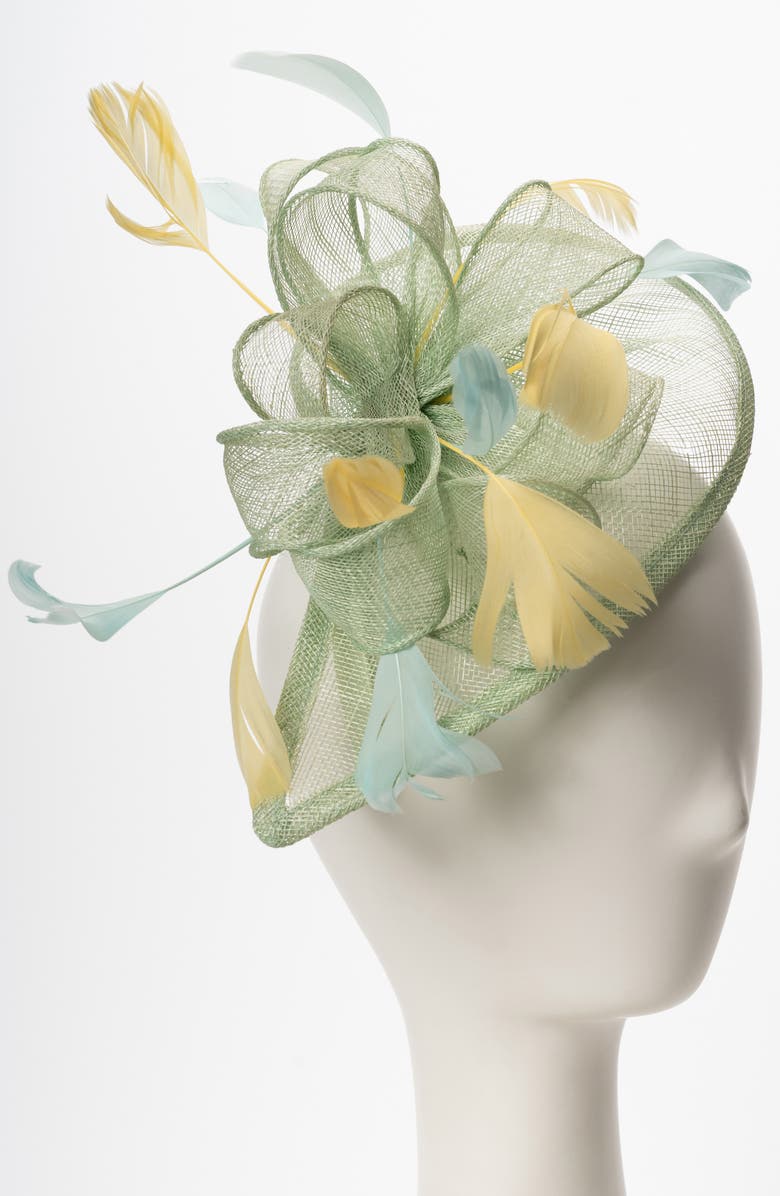 Collection XIIX Feather Fascinator, Alternate, color,