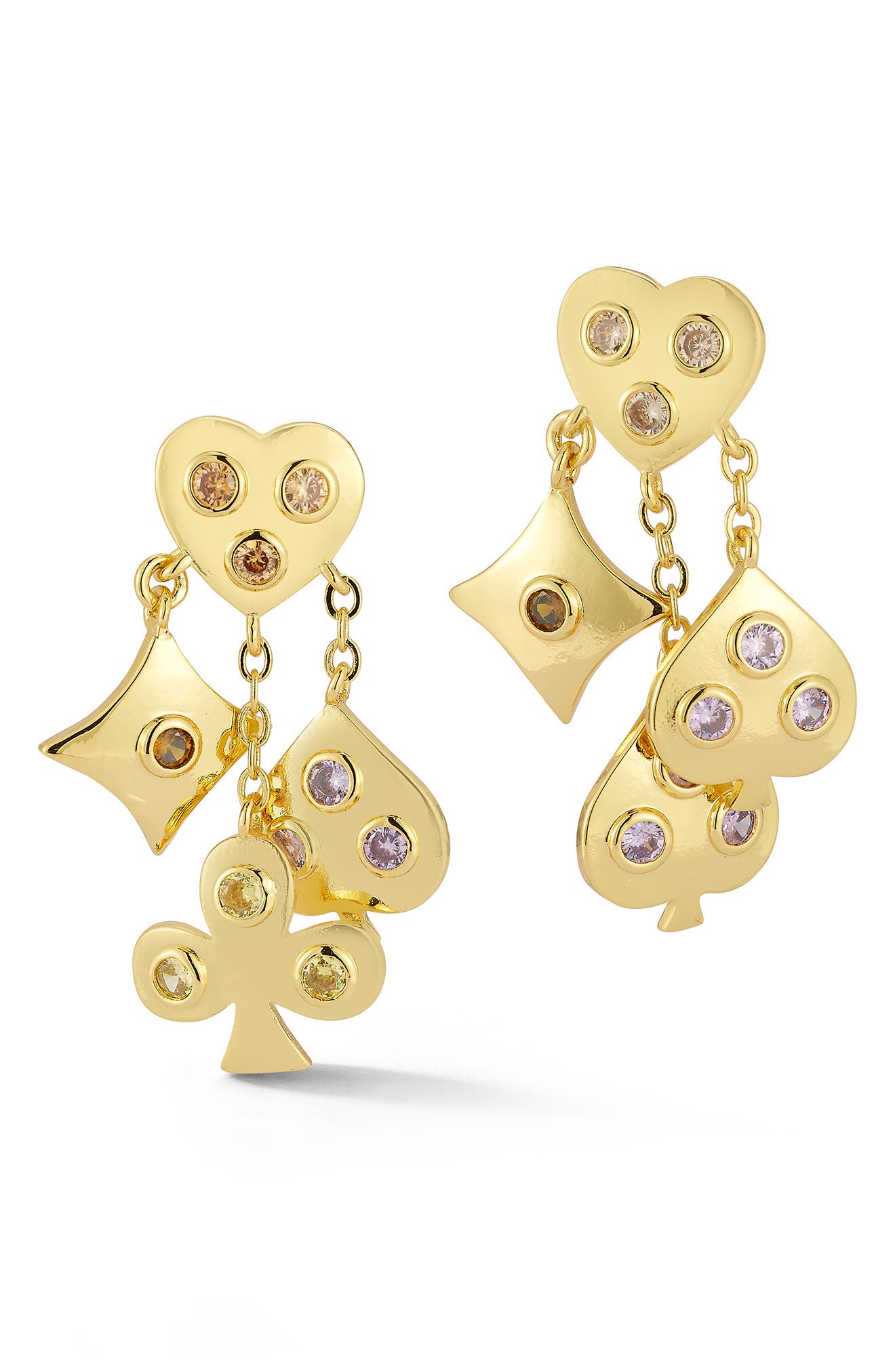 SPHERA MILANO CZ Suits Drop Earrings