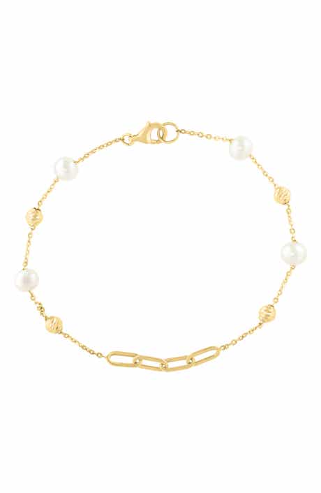Freshwater Pearl Chain Bracelet