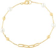 EFFY Freshwater Pearl Chain Bracelet