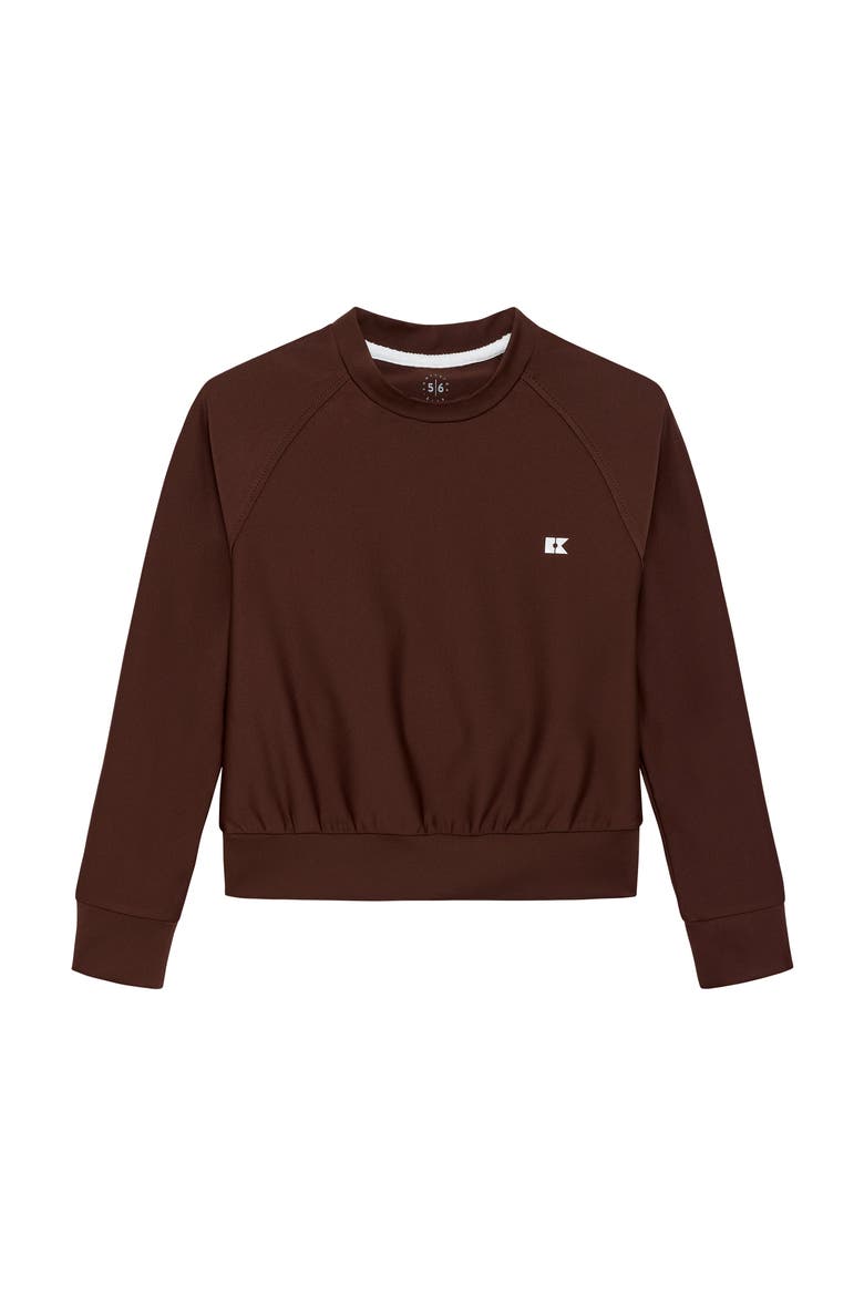 Crewneck Pullover, Main, color, Brown