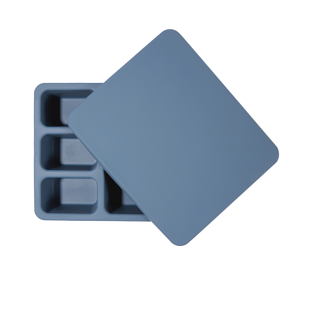 Austin Baby Co Silicone Bento Box in Newport Blue  product