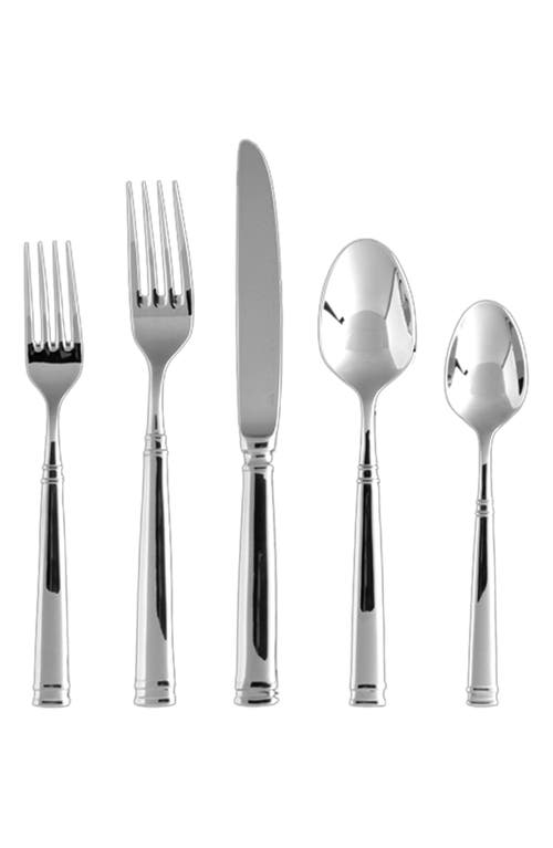 Fortessa Bistro 5-piece Stainless Steel Place Setting Set In Silver