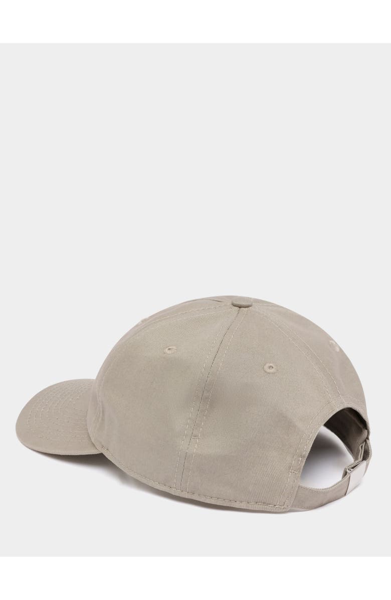 Bally Baseball Hat in Cotton With a Debossed Logo, Alternate, color, Gray