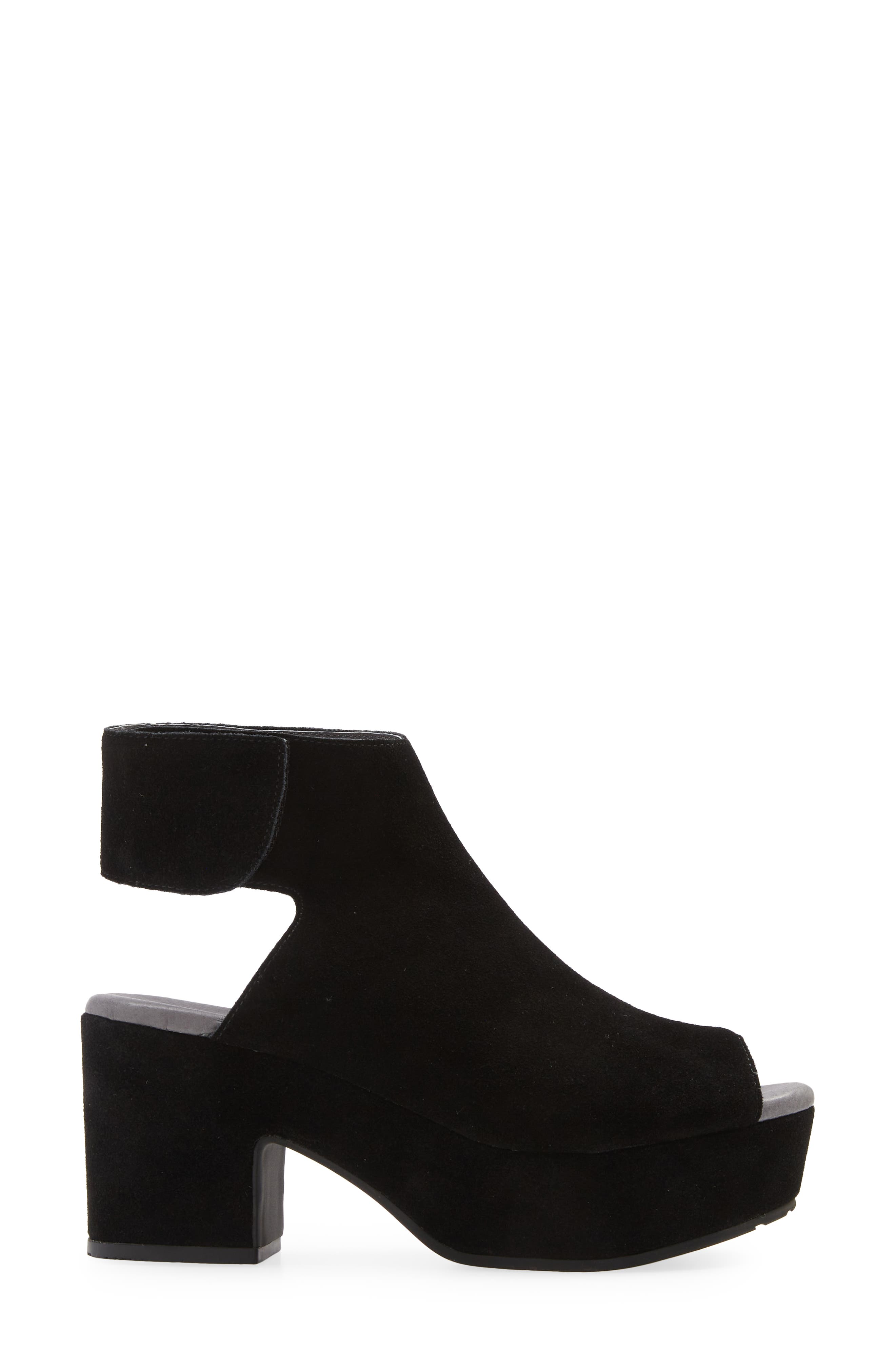 Chocolat Blu Gabby Block Heel Sandal, Alternate, color, Black Suede