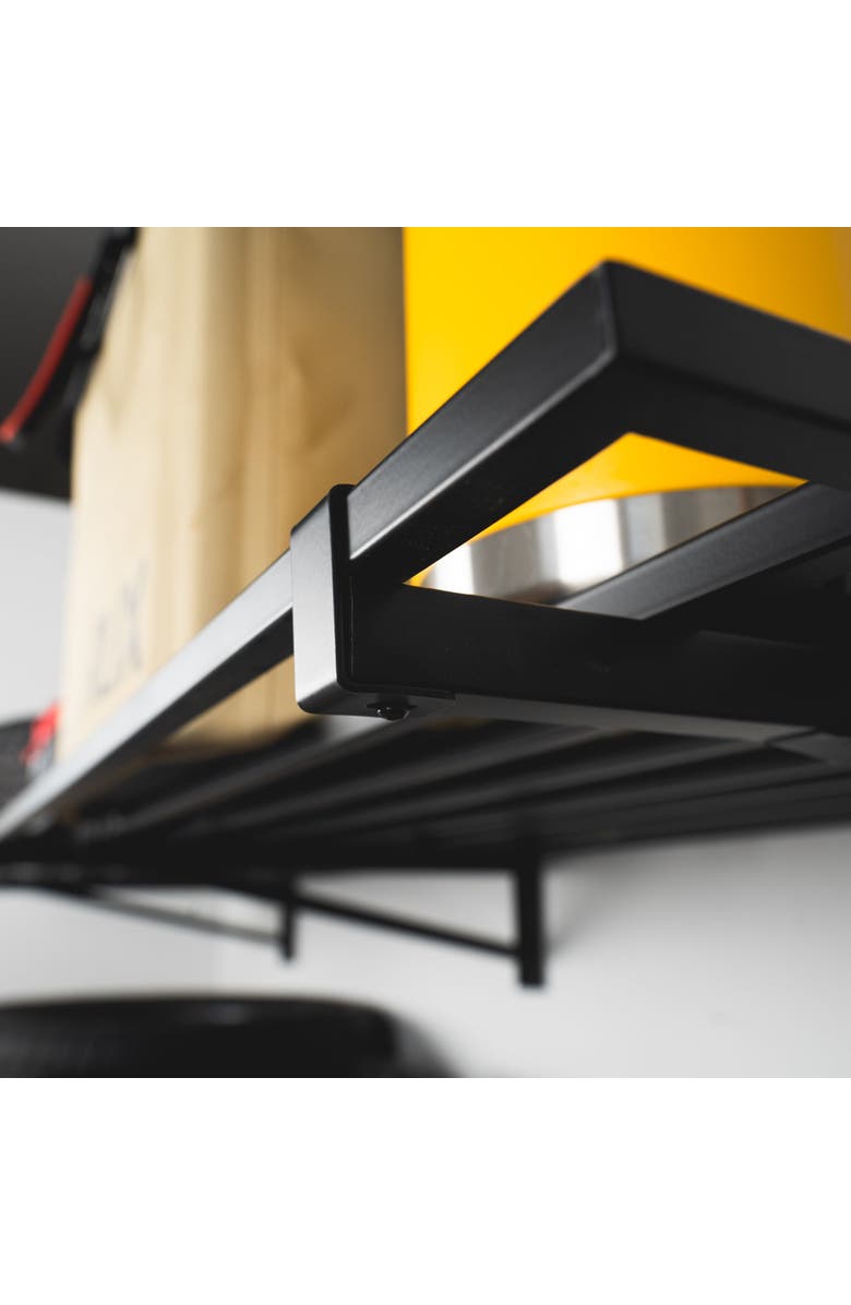 StoreYour 1' x 6' Bristol Garage Wall Mount Shelves | 2 Pack | Black, Alternate, color, Black
