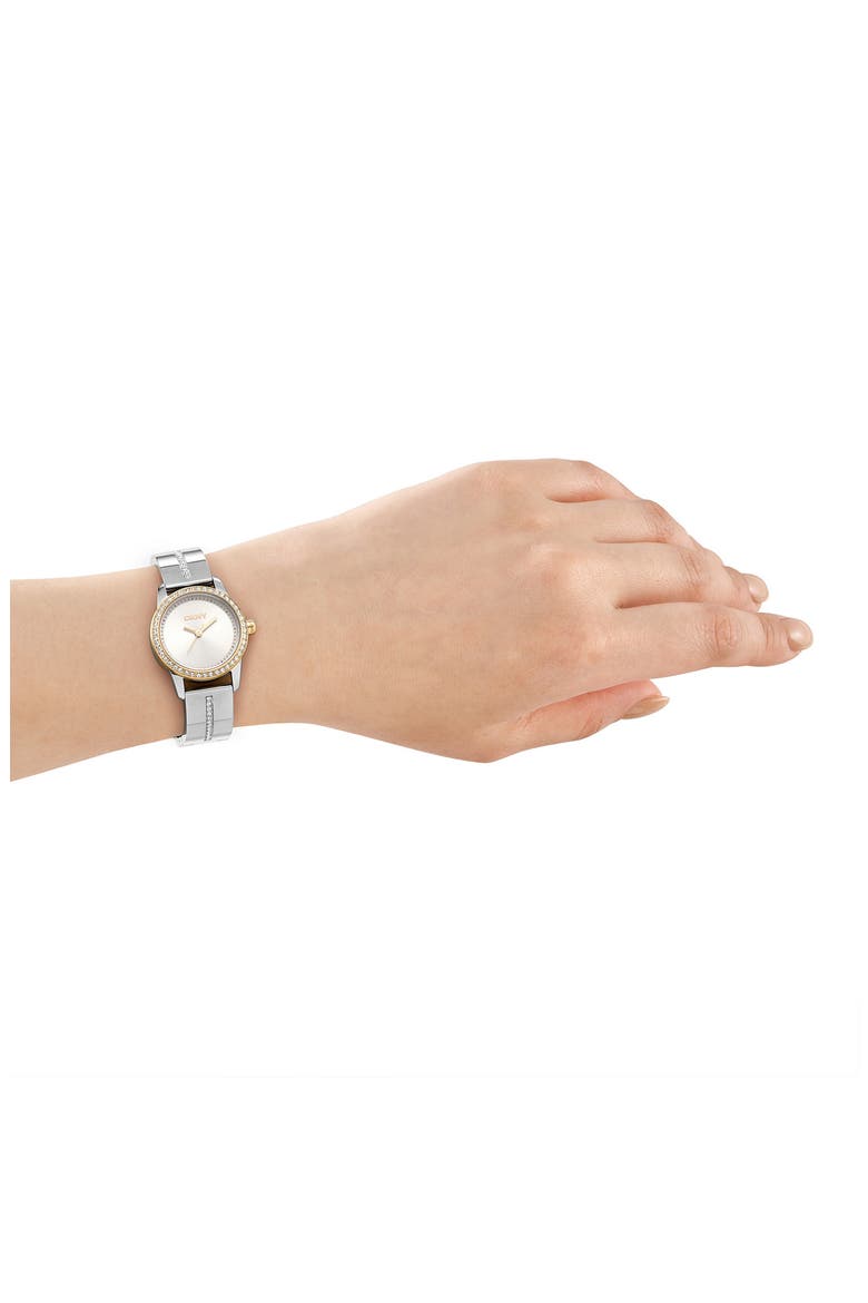 L 160 Bracelet Watch, Alternate, color, SILVER/ TWO TONE