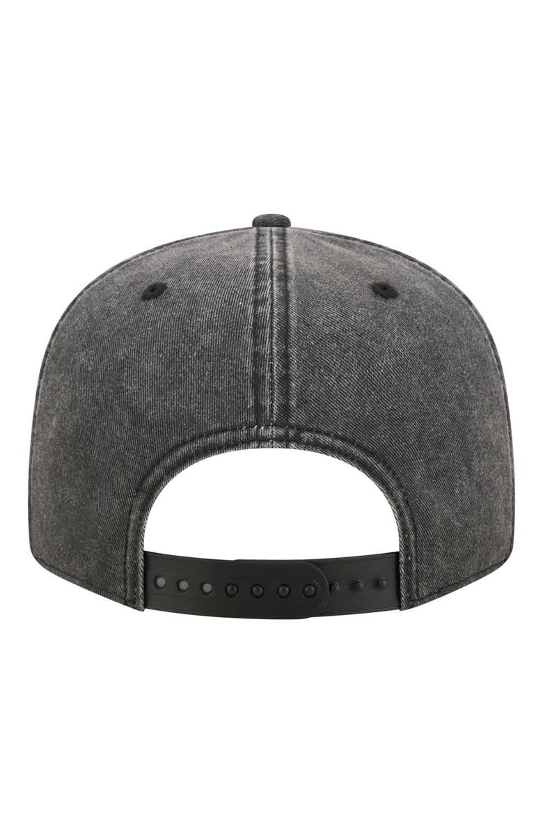 New Era Men's New Era  Black Chicago Bulls Washed Tonal 9FIFTY Snapback Hat, Alternate, color, Black